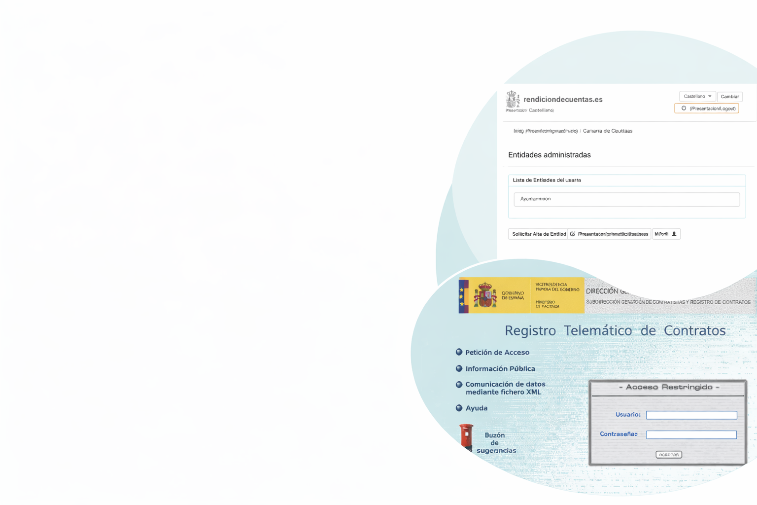 Plataformas de rendición de cuentas y Registro Telemático de Contratos